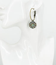 Load image into Gallery viewer, Rhinestone Pendant Hoop Earrings - E19-3780