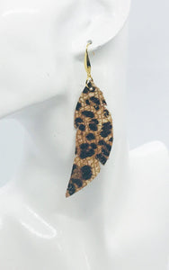 Genuine Cheetah Leather Earrings - E19-378
