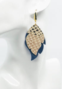 Genuine Leather Earrings - E19-394