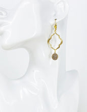 Load image into Gallery viewer, Pave Pendant Earrings - E19-3972