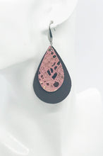 Load image into Gallery viewer, Layered Genuine Leather Earrings - E19-405