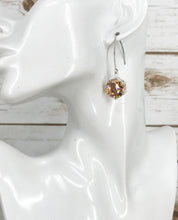 Load image into Gallery viewer, Large CZ Pendant Earrings - E19-4144