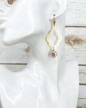 Load image into Gallery viewer, Crystal &amp; Marquise Pendant Earrings - E19-4281