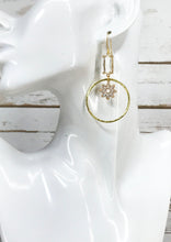 Load image into Gallery viewer, CZ &amp; Pendant Earrings - E19-4396