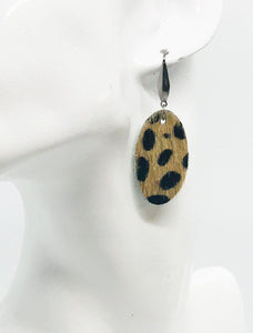 Genuine Leather Earrings - E19-439