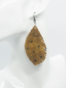 Genuine Leather Earrings - E19-532
