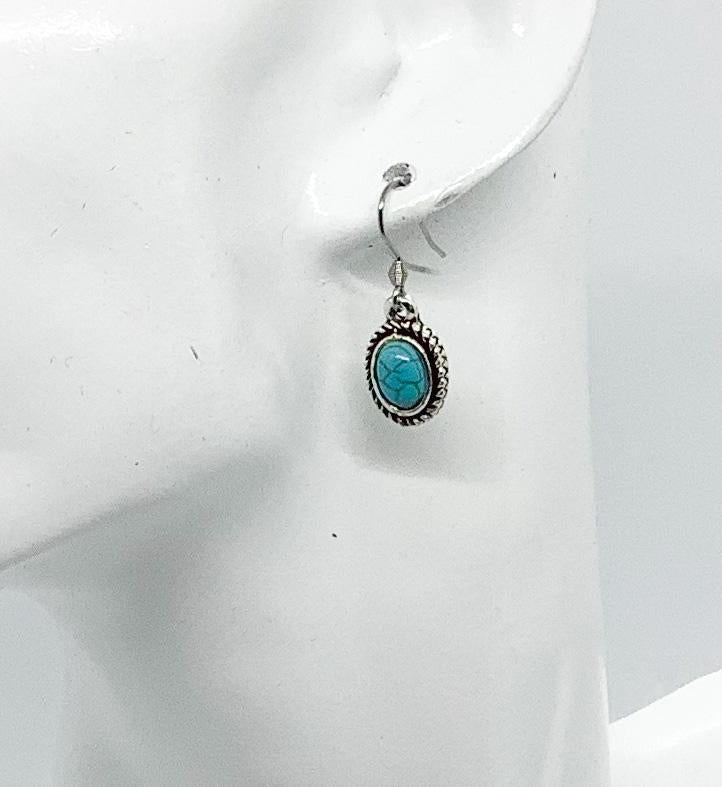 Turquoise Dangle Earrings - E19-549