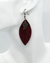 Load image into Gallery viewer, Genuine Italian Leather Earrrings - E19-581