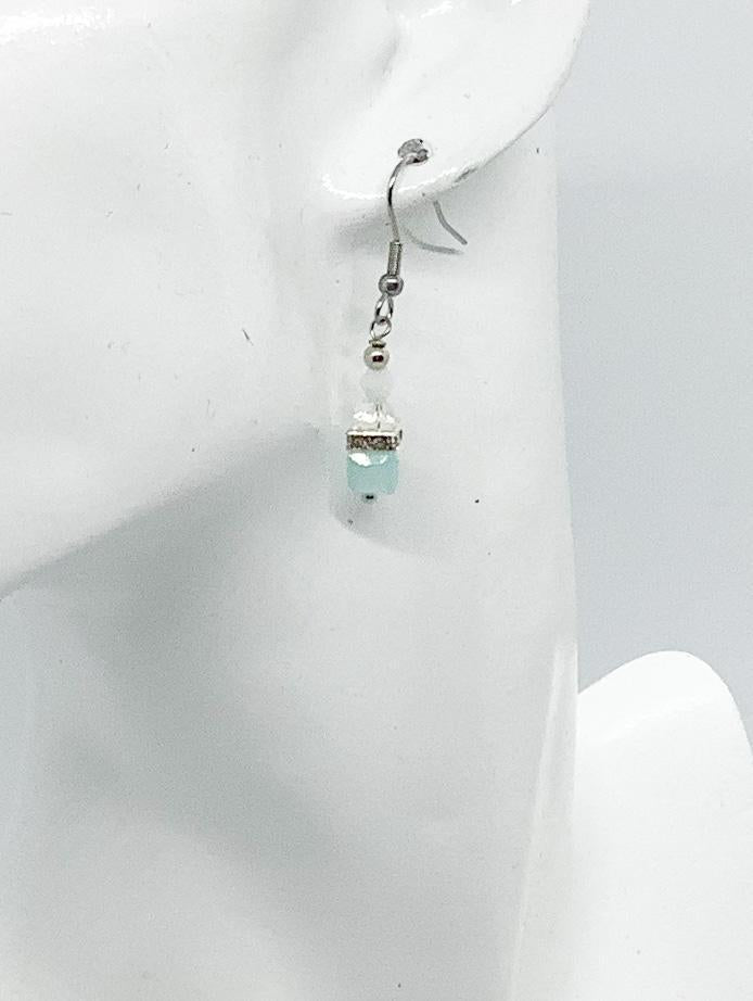 Glass Bead Dangle Earrings - E19-585