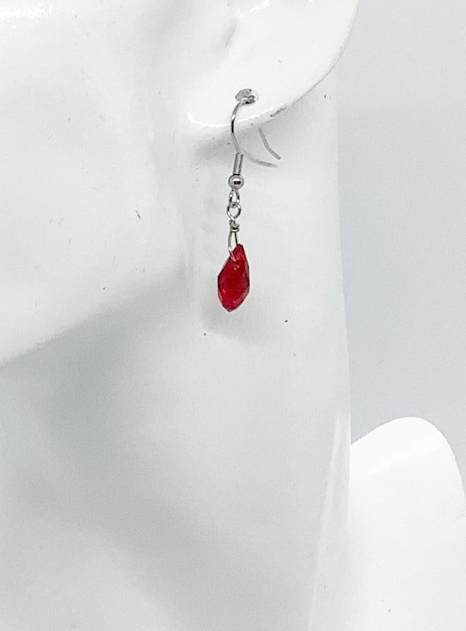 Glass Bead Dangle Earrings - E19-586