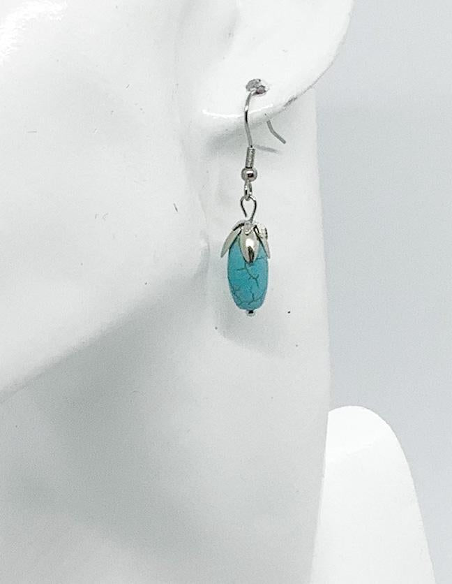 Glass Bead Dangle Earrings - E19-600