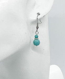 Glass Bead Dangle Earrings - E19-601