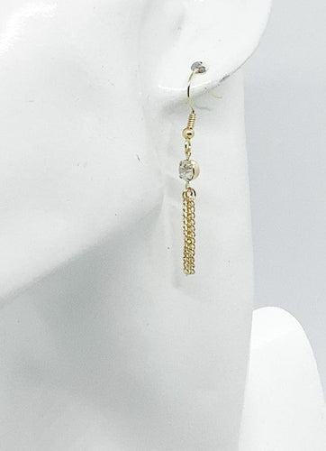 Rhinestone Dangle Earrings - E19-602