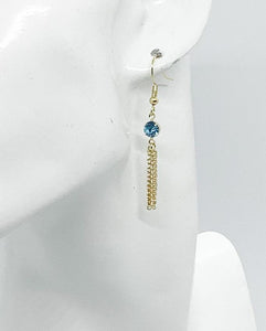 Rhinestone Dangle Earrings - E19-603