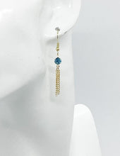 Load image into Gallery viewer, Rhinestone Dangle Earrings - E19-607