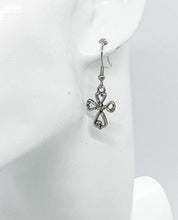 Load image into Gallery viewer, Cross Dangle Earrings - E19-611