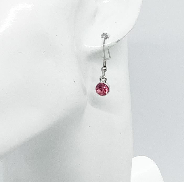 Kid's Rhinestone Dangle Earrings - E19-623