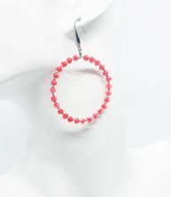 Load image into Gallery viewer, Glass Bead Hoop Earrings - E19-648