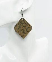 Load image into Gallery viewer, Genuine Embossed Leather Earrings - E19-761