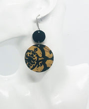 Load image into Gallery viewer, Genuine Leather and Portuguese Cork Earrings - E19-783