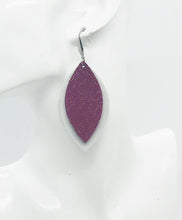 Load image into Gallery viewer, Genuine Suede and Leather Layered Earrings - E19-786