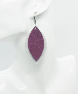 Genuine Suede and Leather Layered Earrings - E19-786
