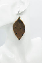 Load image into Gallery viewer, Genuine Ostrich Leather Earrings - E19-808