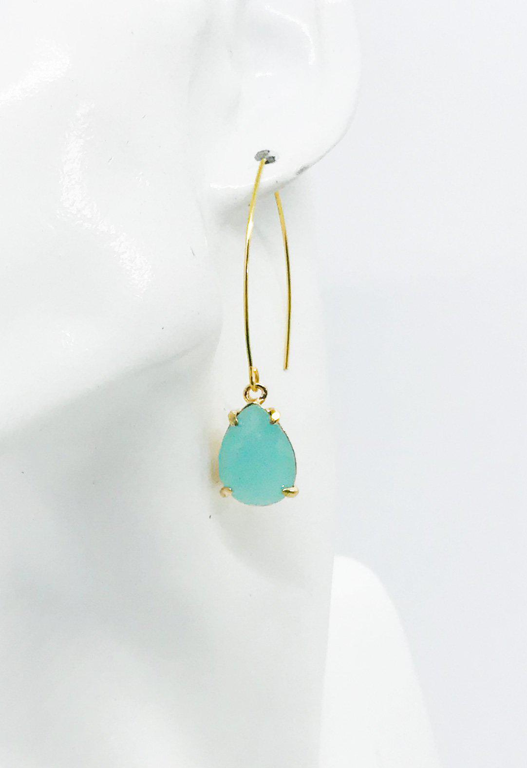 Rhinestone Dangle Earrings - E19-836