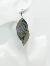 Load image into Gallery viewer, Layered Genuine Leather Earrings - E19-858