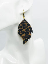 Load image into Gallery viewer, Genuine Cork on Leather Earrings - E19-907