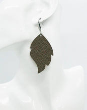 Load image into Gallery viewer, Brown Genuine Leather Earrings - E19-918