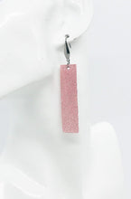 Load image into Gallery viewer, Genuine Pink Leather Earrings - E19-921