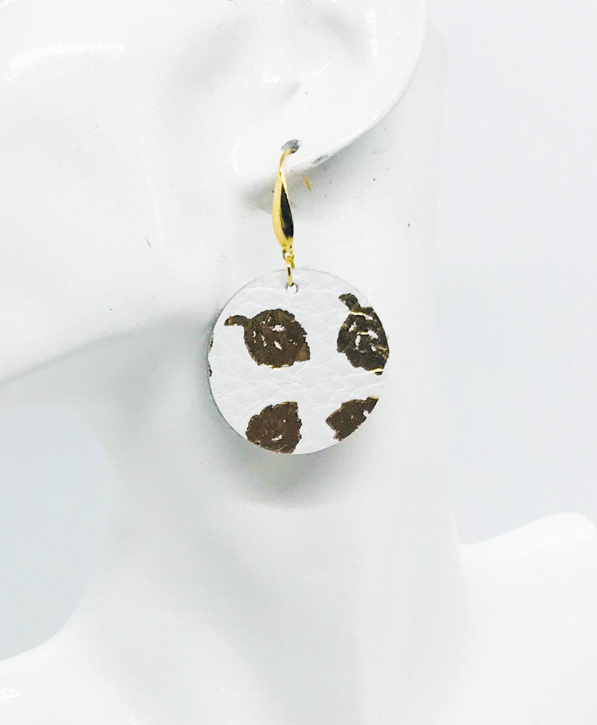 Genuine Leather Earrings - E19-922