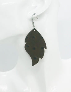 Genuine Leather Earrings - E19-955