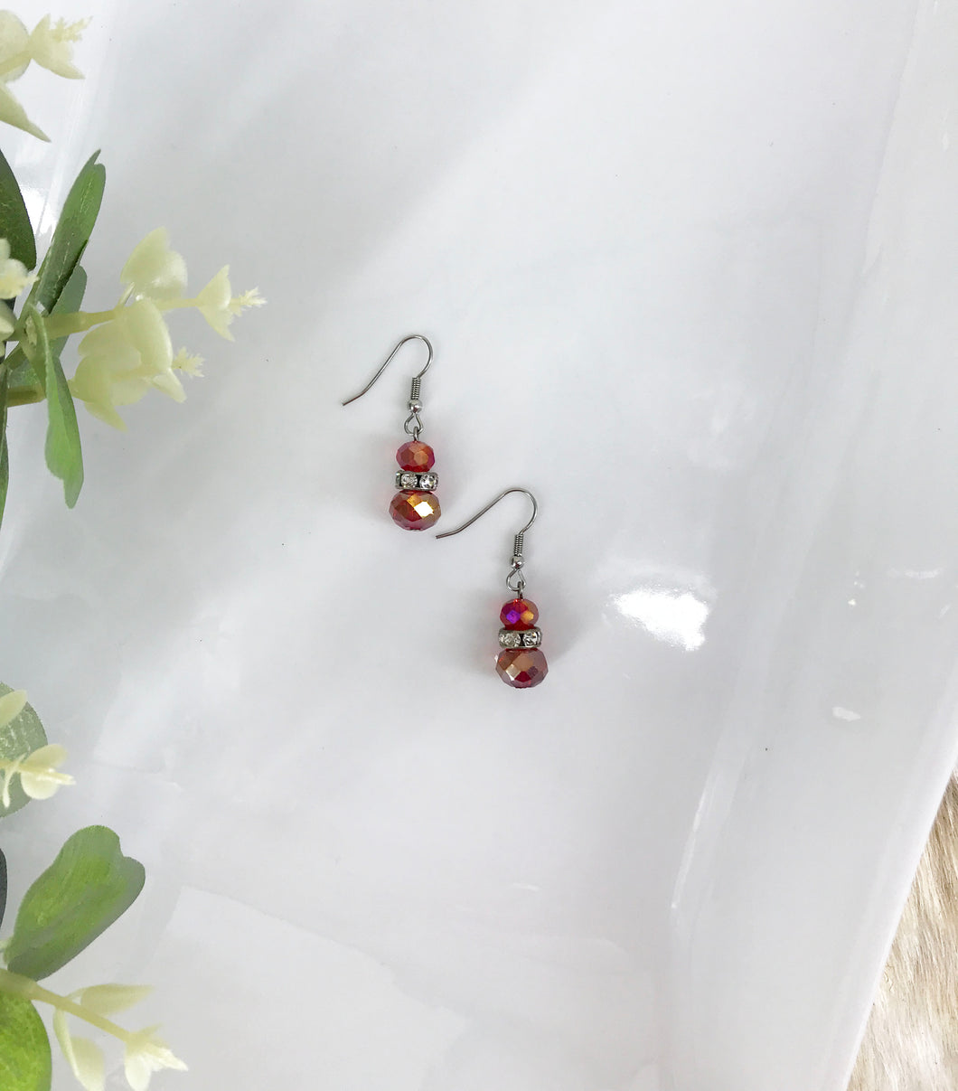 Glass Bead Earrings - E219