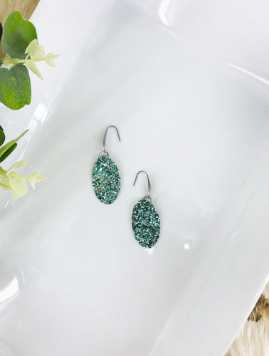 Small Chunky Glitter Earrings - E445