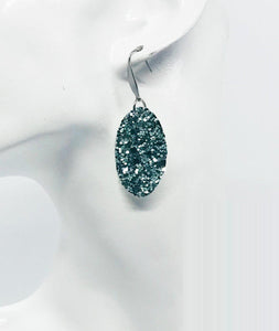 Small Chunky Glitter Earrings - E445