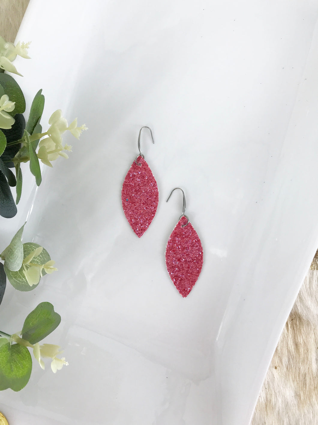 Medium Chunky Glitter Earrings - E507