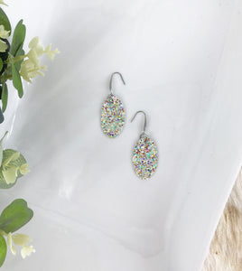 Small Chunky Glitter Earrings - E510