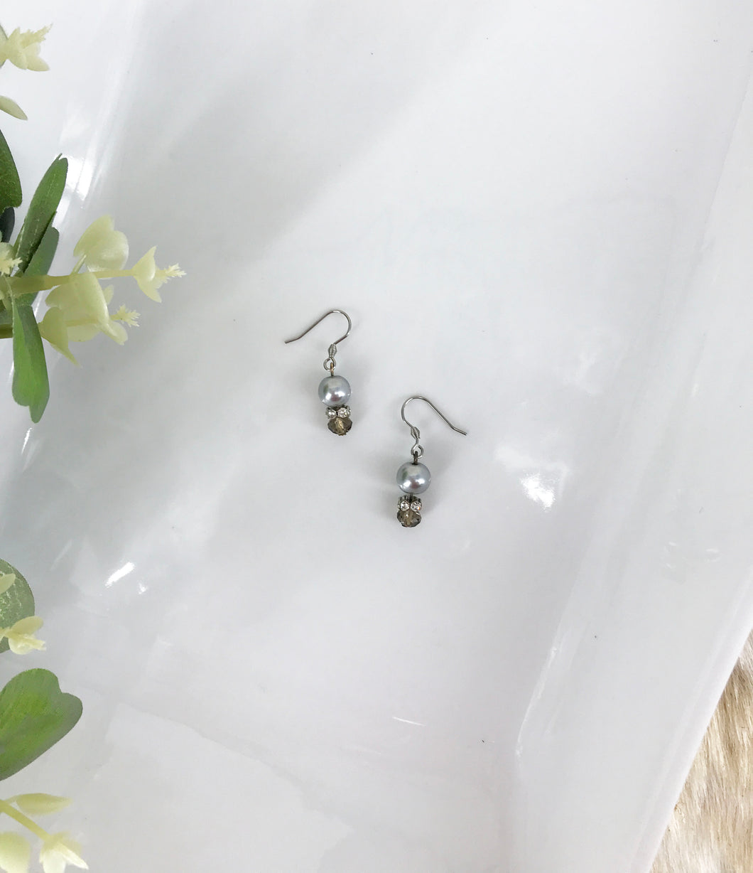 Glass Bead Earrings - E613