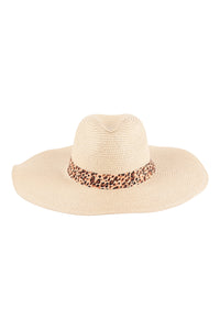 Ivory Floppy Brim Summer Hat - H137