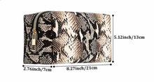 Load image into Gallery viewer, Small Size Snake Print Cosmetic Bag - HB121
