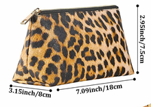 Load image into Gallery viewer, Medium Size Leopard Cosmetic Bag- HB125