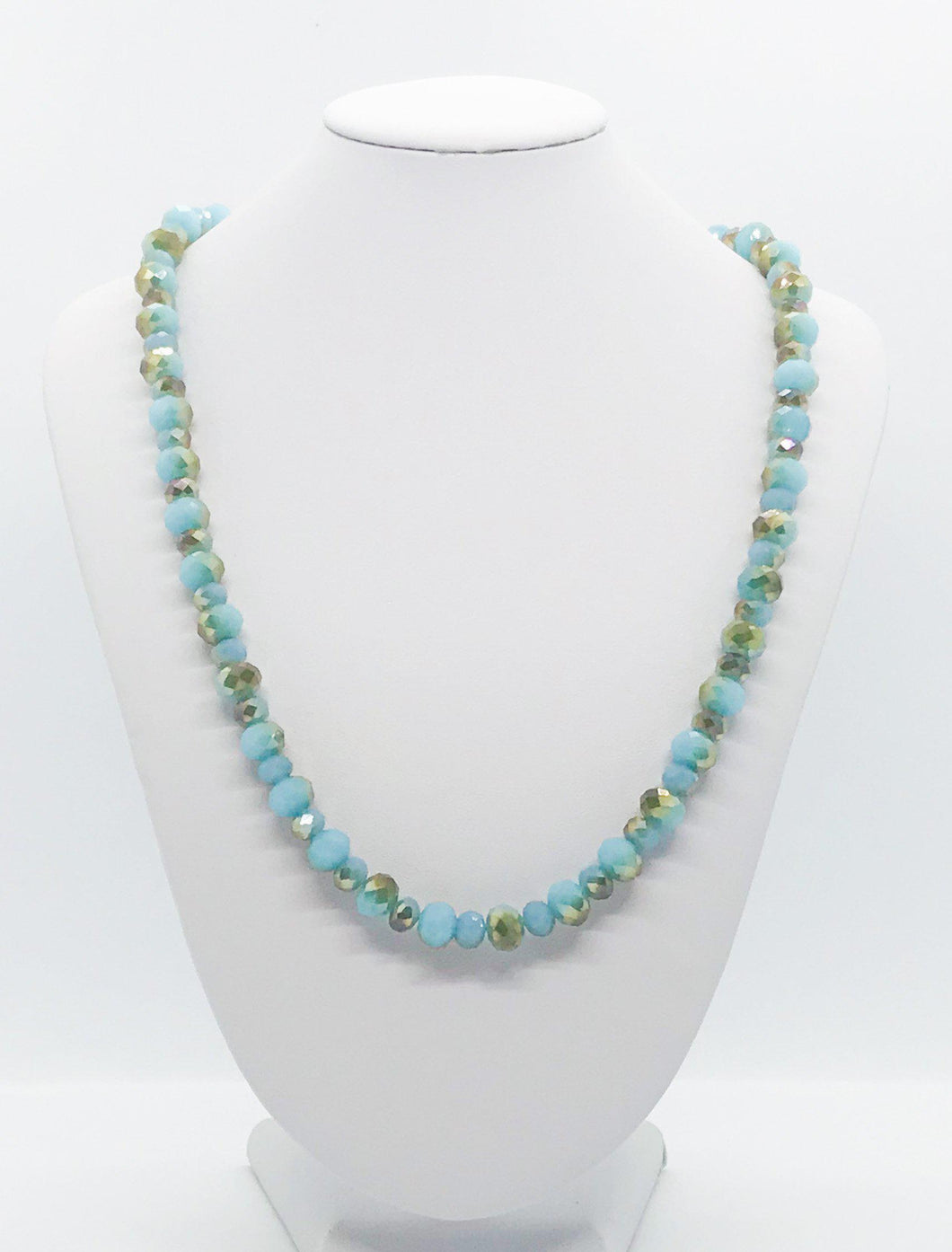 Glass Bead Necklace - N195