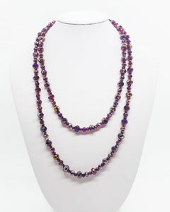 38" Glass Bead Necklace - N222