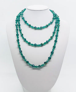 48" Glass Bead Necklace - N225