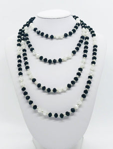 68" Glass Bead Necklace - N231
