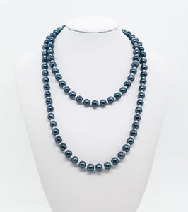 34" Glass Pearl Necklace - N247