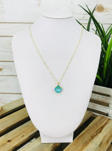 Crystal Pendant Necklace - N582