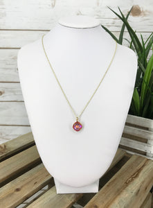 Crystal Pendant Necklace - N583